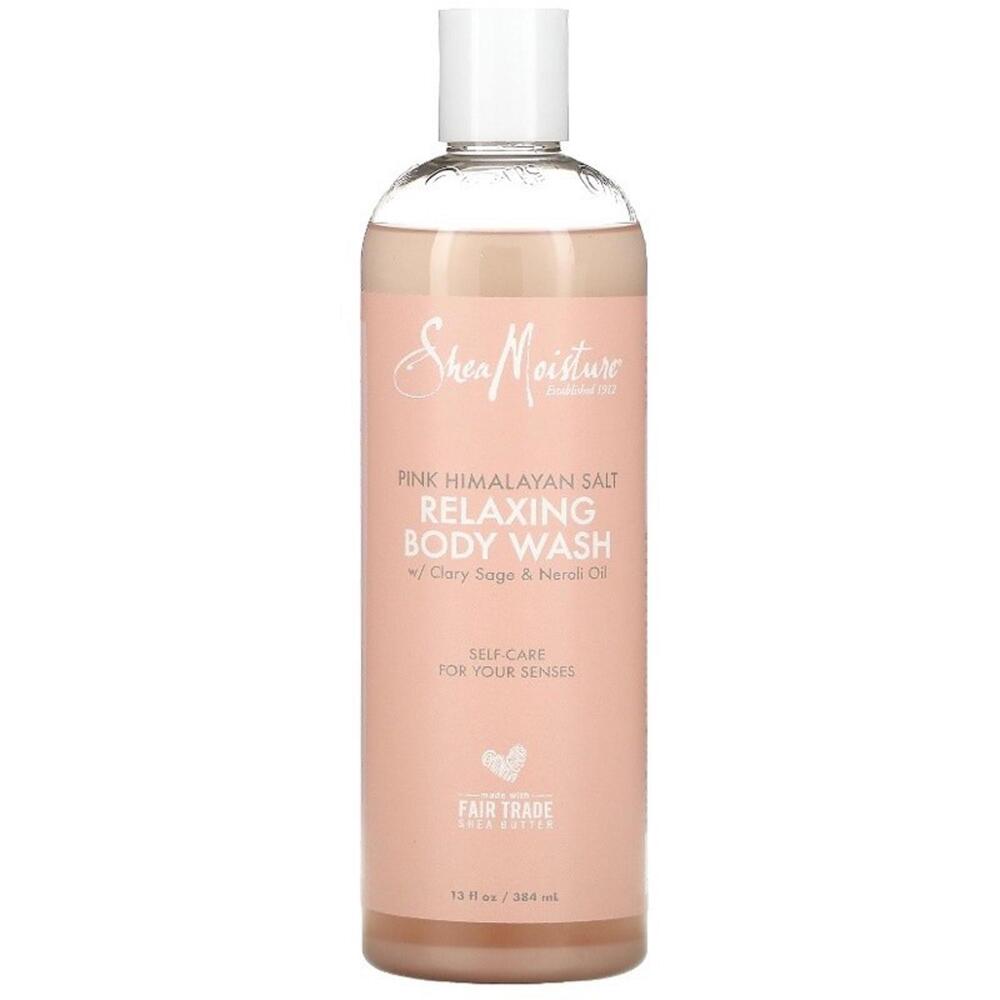 Shea Moisture Pink Himalayan Salt Relaxing Body Wash w/Clary Sage & Neroli Oil